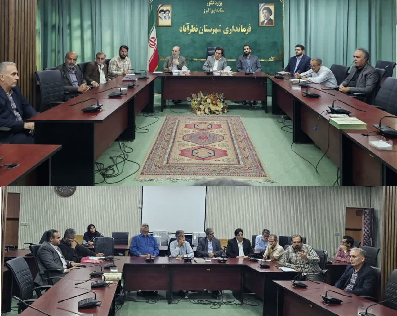 نشست صمیمی اعضای جمعیت جانبازان انقلاب اسلامی شهرستان نظرآباد با فرماندار