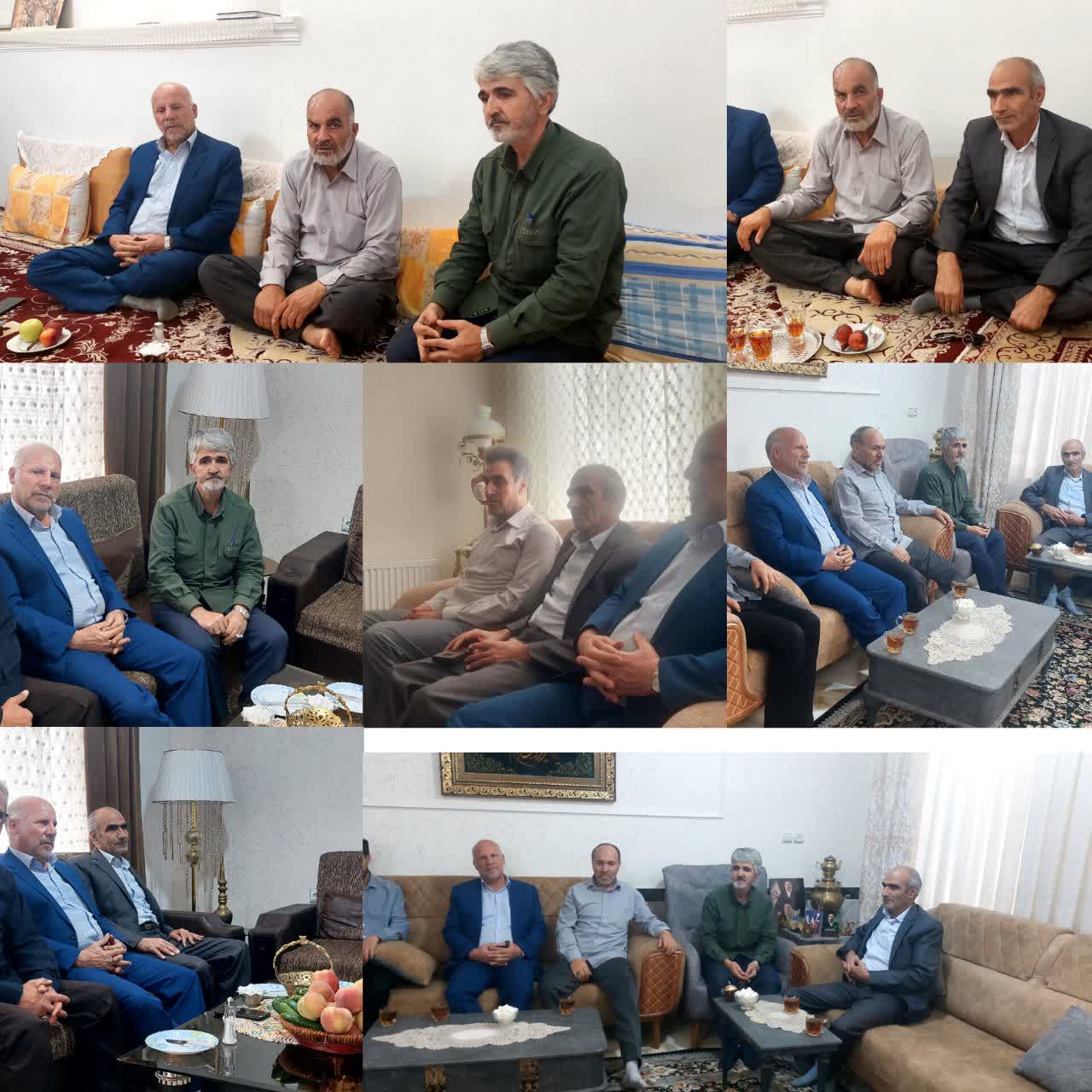 دیدار اعضای جمعیت جانبازان با خانواده‌های معظم شهدا و ایثارگران